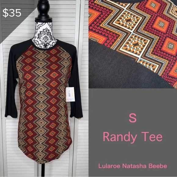 Lularoe Randy Tee - Picture 1 of 2